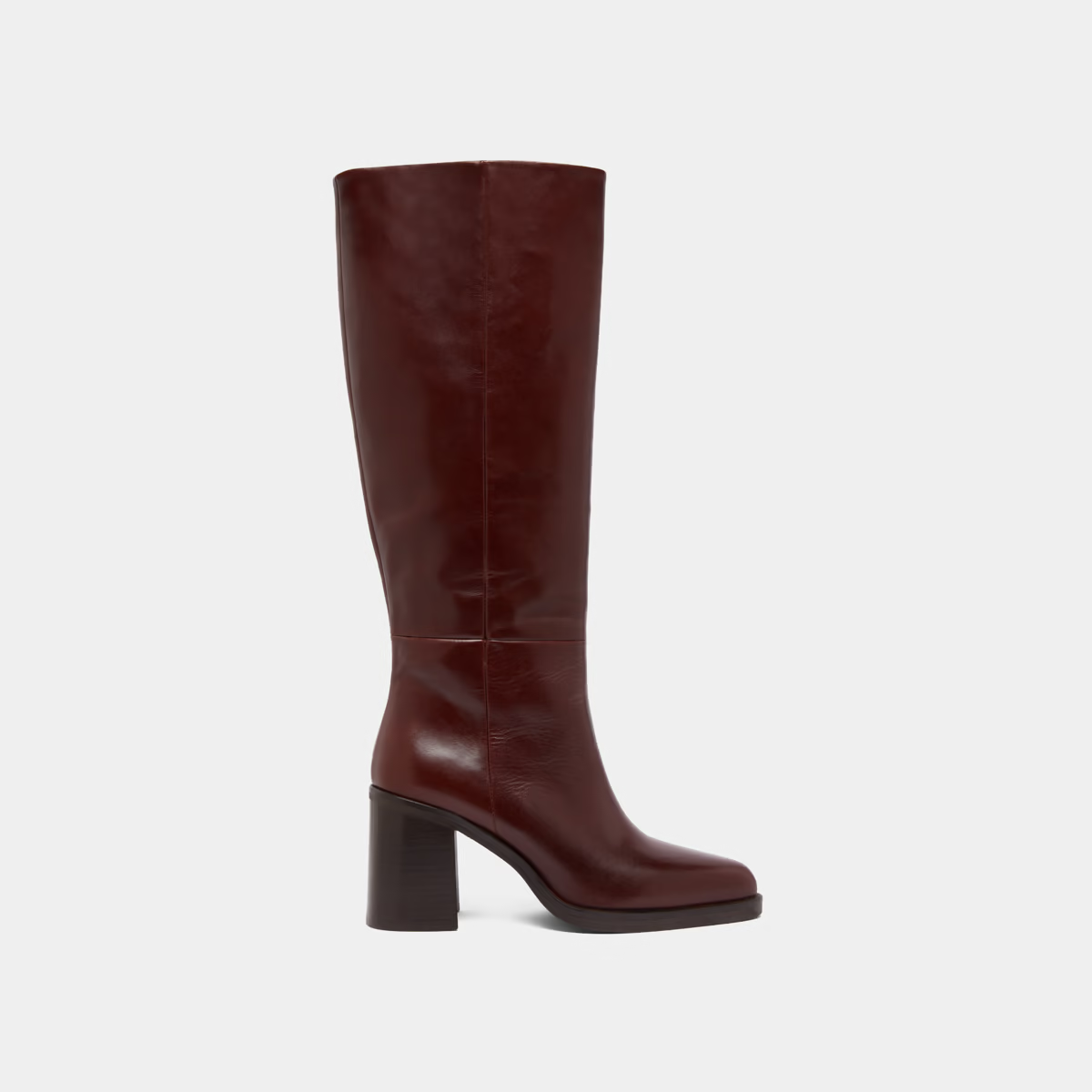 Bottes à talons lamellés
