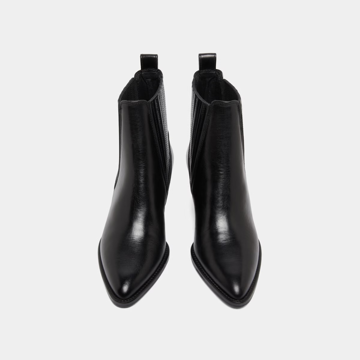 Boots à petits talons biseautés et élastiques