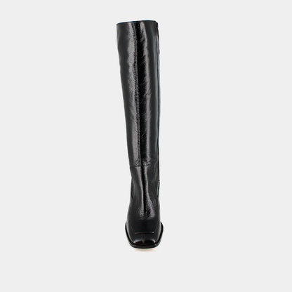 Bottes hautes à bouts carrés