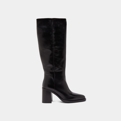 Bottes à talons lamellés