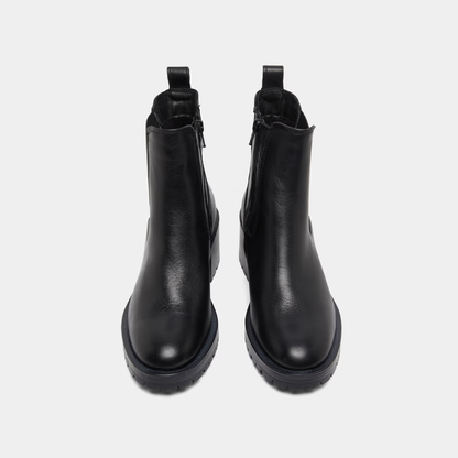 Bottines à semelles crantées