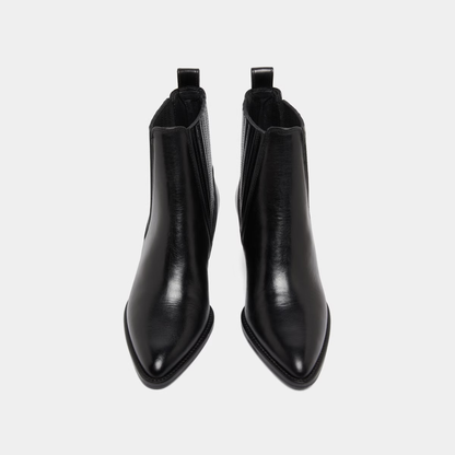 Boots à petits talons biseautés et élastiques