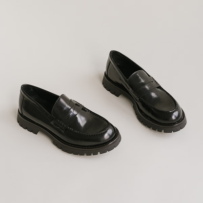 Mocassins à semelles crantées