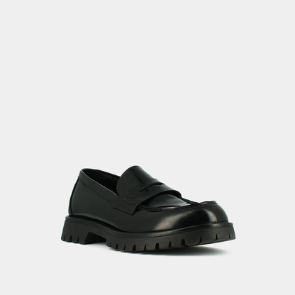 Mocassins à semelles crantées